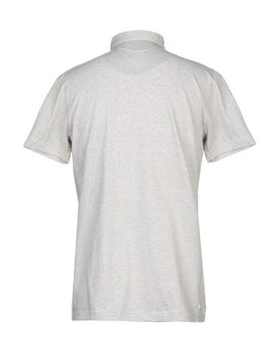 Shop Alessandro Gherardi Man Polo Shirt Beige Size L Cotton