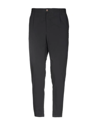 Shop One Casual Pants In Black