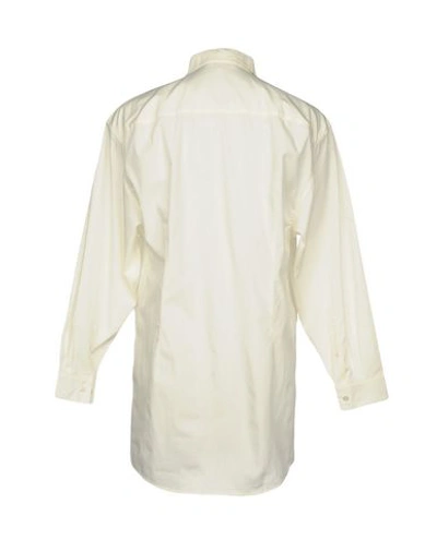 Shop Pieter Solid Color Shirt In Ivory