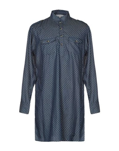 Shop Christophe Sauvat Collection Denim Shirt In Blue