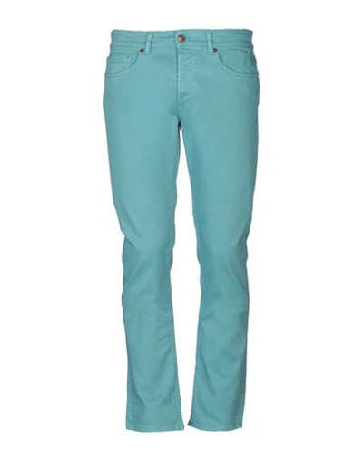Shop Mauro Grifoni Jeans In Turquoise
