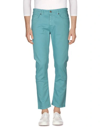 Shop Mauro Grifoni Jeans In Turquoise