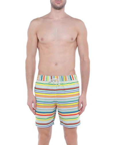 Shop Loewe Swim Shorts In Yellow