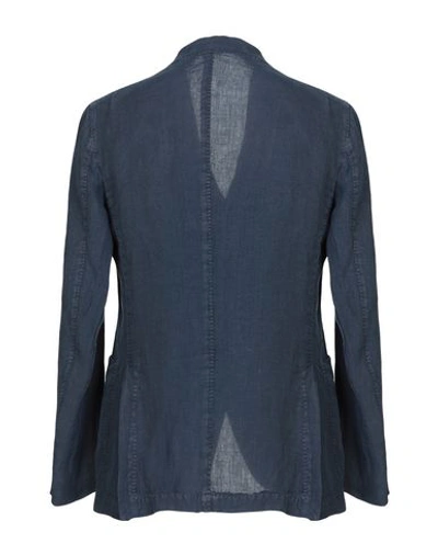Shop Boglioli Suit Jackets In Dark Blue