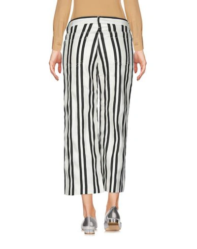 Shop Max Mara Cropped Pants & Culottes In White