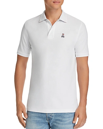 Shop Psycho Bunny Porthill Polo Shirt In White