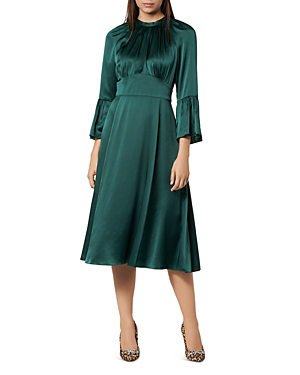 lk bennett green dress