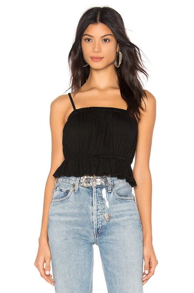 Shop About Us Janessa Crop Top In Black