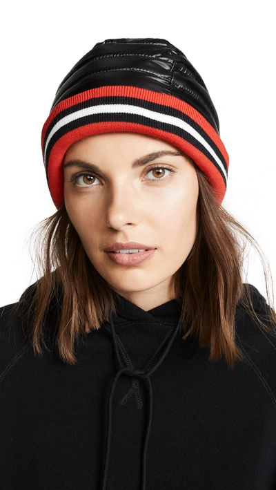 Shop Think Royln Downtown Crown Ribbed Beanie Hat In Chelsea Black