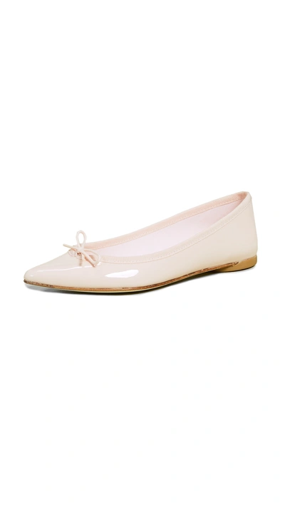 Shop Repetto Brigitte Point Toe Flats In Light Pink