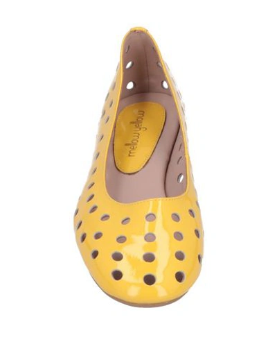 Shop Mellow Yellow Ballet Flats In Yellow