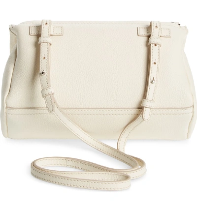 Shop Givenchy 'mini Pandora' Sugar Leather Shoulder Bag - Ivory In Off White