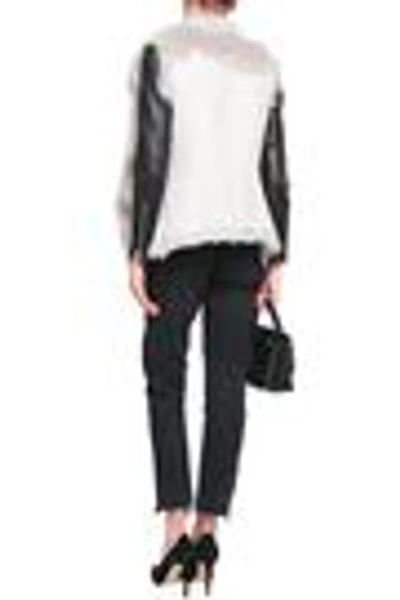 Shop Karl Donoghue Reversible Shearling Vest In Light Gray