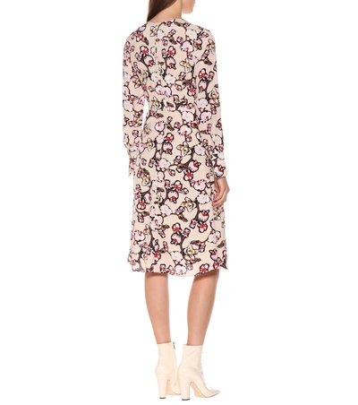 Shop Dorothee Schumacher Daydream Meadow Silk-blend Dress In Multicoloured