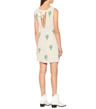 Ganni Merigold Cactus Sequinned Dress In White Multi ModeSens