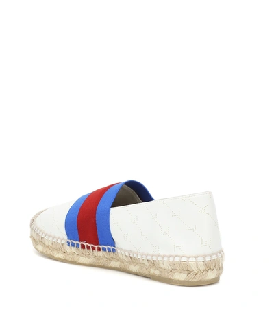 Shop Stella Mccartney Faux Leather Espadrilles In White