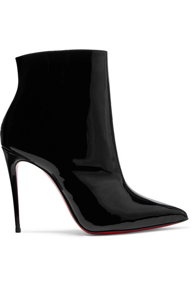 louboutin patent boots