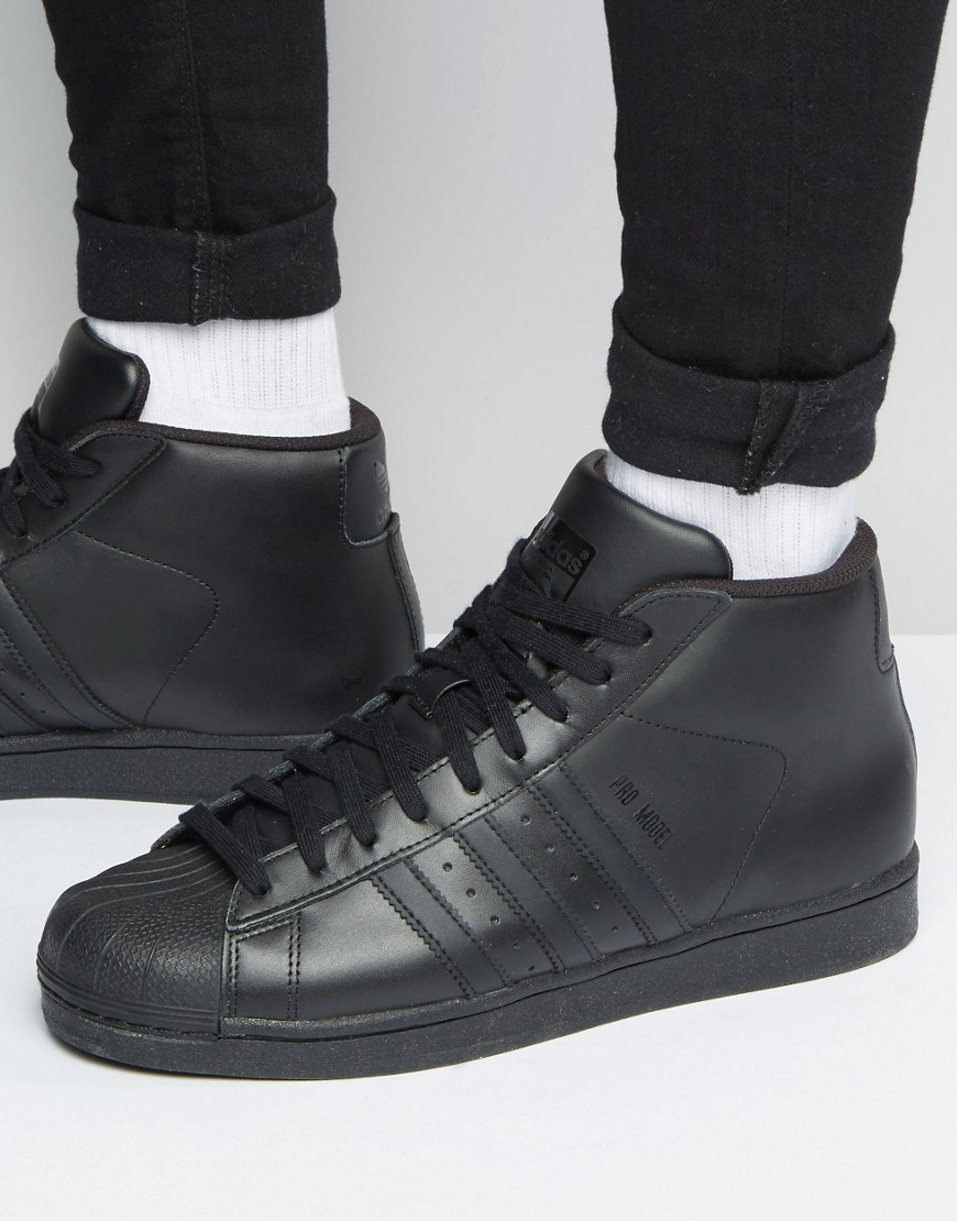 Adidas Originals Pro Model Sneakers In Black S85957 - Black | ModeSens
