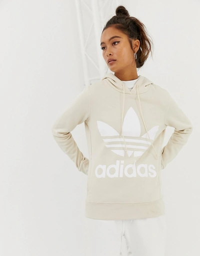 Adidas Originals Trefoil Hoodie - White | ModeSens
