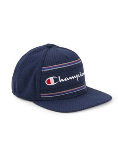 Shop Champion Logo Baseball Cap In Navy