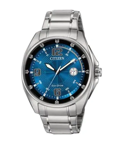 Shop Citizen Eco-drive Men's Stainless Steel Bracelet Watch In Silver