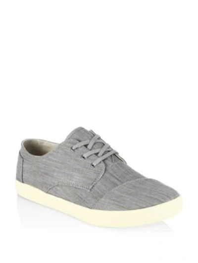 Shop Toms Paseo Trainers In Grey Denim