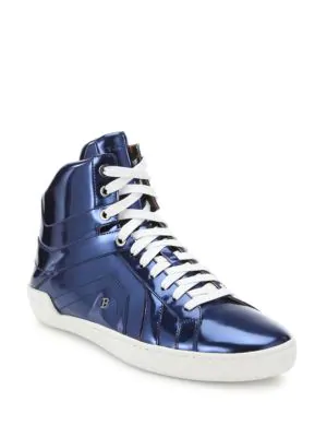 bally blue sneakers