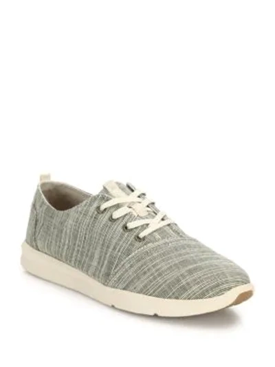 Shop Toms Del Rey Textured Sneakers In Medium Grey