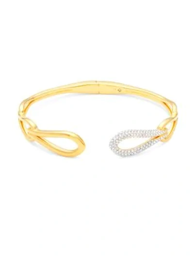 Shop Adriana Orsini Link Hinge Bracelet In Silver