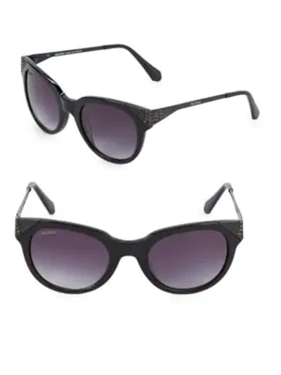 Shop Balmain 53mm Square Sunglasses In Black