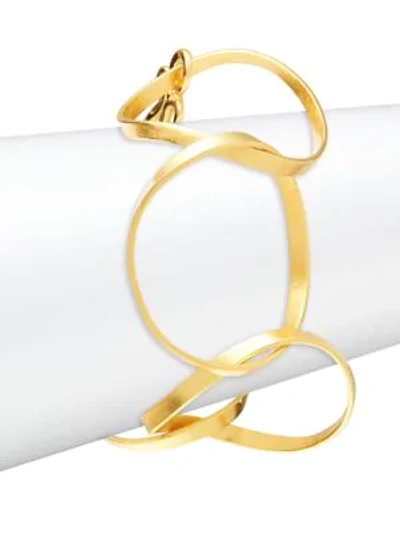 Shop Stephanie Kantis Chancellor Link Bracelet In Gold