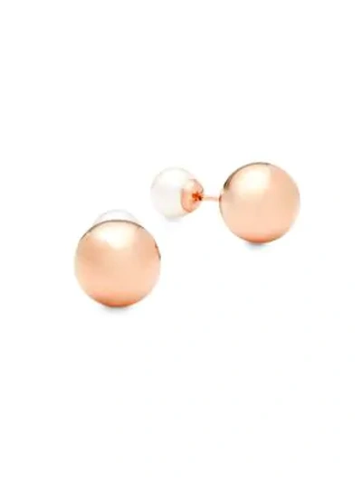 Shop Majorica 8mm White Round Pearl Stud Earrings