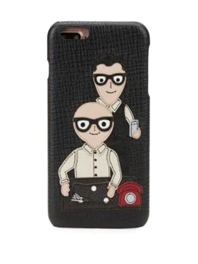 Shop Dolce & Gabbana Family Phone Iphone 7 Case In Black