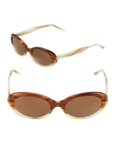 Shop Vera Wang 51mm Butterfly Sunglasses In Brown