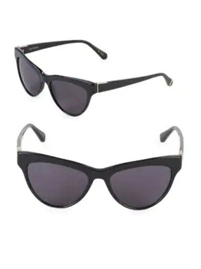 Shop Zac Posen Farrow 55mm Butterfly Sunglasses In Black