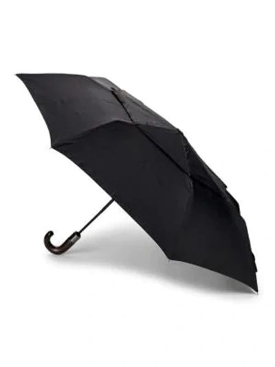 Shop Shedrain Wood Handle Umbrella In Black