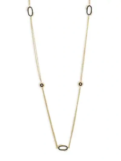 Shop Freida Rothman Gold-plated Onyx Necklace