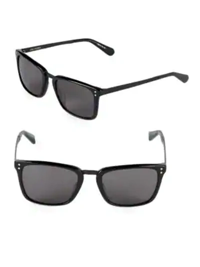 Shop Zac Posen 53mm Square Sunglasses In Black