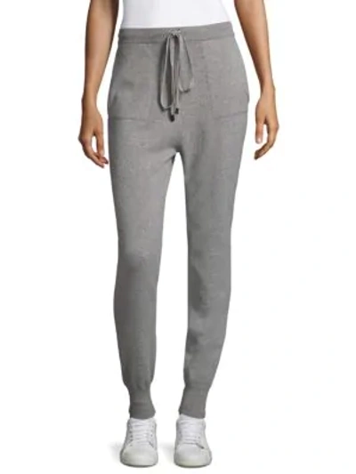 Shop Peserico Tie Jogger Pants In Grey