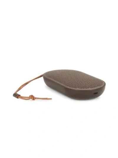 Shop Bang & Olufsen Portable Speaker P2 In Brown