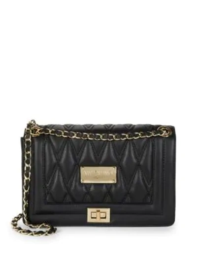 Shop Valentino By Mario Valentino Women's Alice Quilted Leather Shoulder Bag In Black