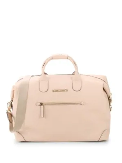 Shop Bric's Leather 18" Duffle In Pearl Pink