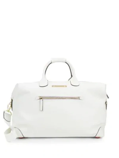 Shop Bric's Leather 18" Duffle In White