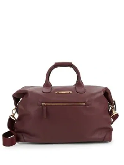Shop Bric's Leather 18" Duffle In Port
