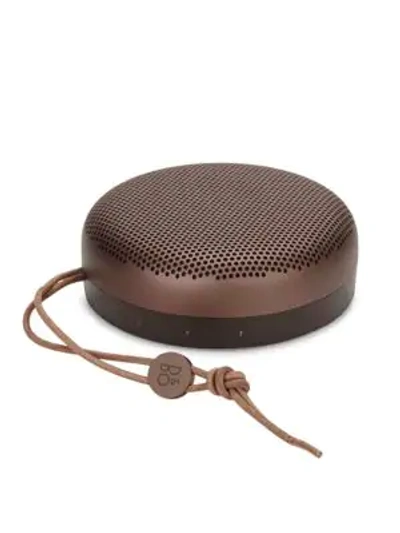 Shop Bang & Olufsen Portable Bluetooth Speaker A1 In Brown