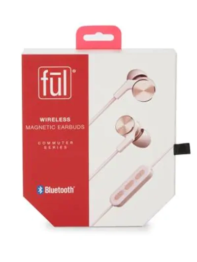Shop Merkury Innovations Ful Wireless Magnetic Earbuds In Pink