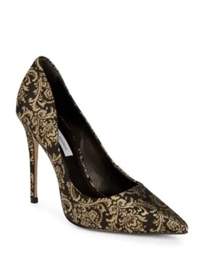 Shop Saks Fifth Avenue Pointy Toe Pumps In Gold