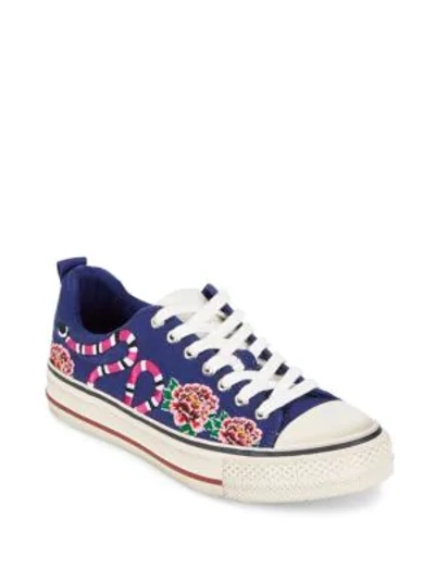 Shop Ash Vipera China Low Top Sneakers In China Blue