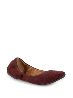 lucky brand elysia leather ballet flats