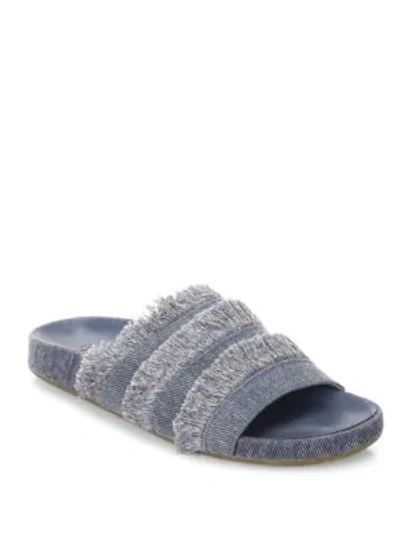 Shop Joie Jaden Slides In Dark Denim